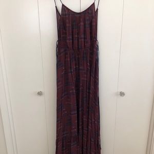 Tribal Print Maxi Dress